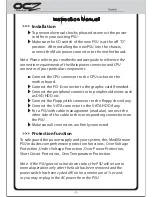 Preview for 3 page of OCZ MOD X STREAM-PRO User Manual