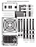 Предварительный просмотр 1 страницы OCZ MODXSTREAM-PRO 500 - MECHANICAL DRAWING Manual