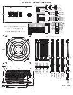 Предварительный просмотр 1 страницы OCZ OCZ-Z850M - MECHANICAL DRAWING Manual