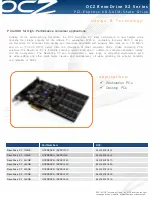 OCZ REVODRIVE X2 Datasheet предпросмотр