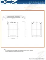 Предварительный просмотр 3 страницы OCZ VERTEX 2 - DATASHEET 2 Datasheet