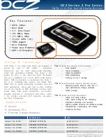 OCZ VERTEX 2 PRO Series Datasheet preview