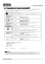 Предварительный просмотр 31 страницы ODA EX 10000 Brochure & Operating Manual