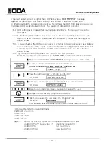 Предварительный просмотр 32 страницы ODA EX 10000 Brochure & Operating Manual