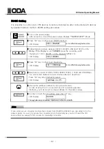 Предварительный просмотр 40 страницы ODA EX 10000 Brochure & Operating Manual