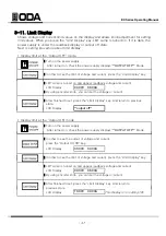 Предварительный просмотр 47 страницы ODA EX 10000 Brochure & Operating Manual