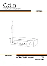 Odin CL-4 Connect Manual предпросмотр