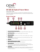 ODM RP 450-02 Quick Start Manual preview