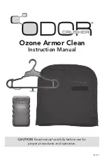 Preview for 1 page of Odor Crusher Ozone Armor Clean Instruction Manual