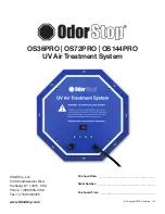 Предварительный просмотр 2 страницы OdorStop OS36PRO Manual