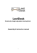 ODYN LeetDesk 1337-1 Assembly & Instruction Manual предпросмотр