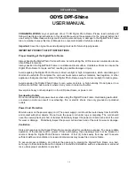 Preview for 1 page of Odys DPF-Shine User Manual