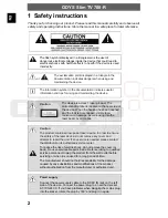 Предварительный просмотр 2 страницы Odys TV 700-R Operating Instructions Manual