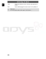 Предварительный просмотр 36 страницы Odys TV 700-R Operating Instructions Manual