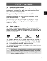 Предварительный просмотр 7 страницы Odys X29 FM Operation Manual