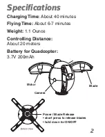 Предварительный просмотр 3 страницы Odyssey T.E.D. ODY-1719 User Manual