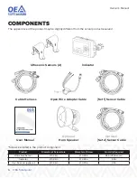 Предварительный просмотр 6 страницы OEA UPD-K01 Owner'S Manual