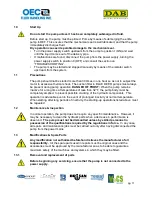 Preview for 11 page of OEC DAB BD-1000 Installation, Operation & Service Manual