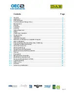 Preview for 2 page of OEC DAB BD-750 Installation, Operation & Service Manual