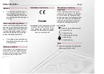 Preview for 2 page of OEG Como Operating And Installation Instructions