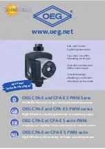 OEG CPA-E 55/15 Manual preview