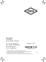 Предварительный просмотр 124 страницы OEG DD3 User Manual