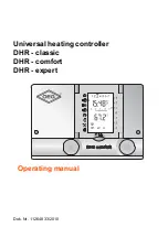 Предварительный просмотр 1 страницы OEG DHR-classic Operating Manual