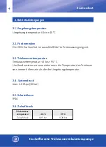 Preview for 4 page of OEG EcoComfort Manual