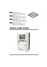 OEG KSW-E Manual предпросмотр