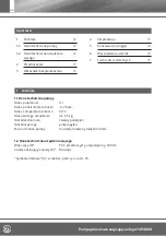 Preview for 22 page of OEG OSP4000 Operation Manual And Spare Parts List