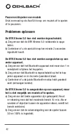 Preview for 42 page of Oehlbach BTR Xtreme 5.0 User Manual