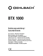 Oehlbach BTX 1000 User Manual preview