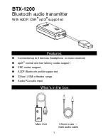 Oehlbach BTX-1200 Manual preview