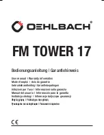 Предварительный просмотр 1 страницы Oehlbach FM Tower 17 User Manual