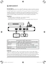 Предварительный просмотр 2 страницы Oehlbach HighWay Splitter User'S Manual & Warranty Information