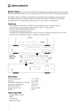 Предварительный просмотр 2 страницы Oehlbach Optosel 4:1 MKII User Manual