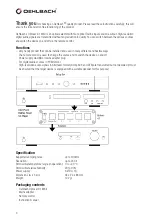 Предварительный просмотр 4 страницы Oehlbach Optosel 4:1 MKII User Manual