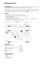 Предварительный просмотр 8 страницы Oehlbach Optosel 4:1 MKII User Manual