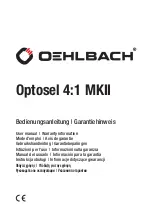 Предварительный просмотр 1 страницы Oehlbach Optosel 4:1 User Manual