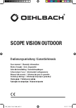 Oehlbach Scope Vision Outdoor User'S Manual & Warranty Information preview