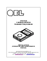 OEL CTS-M20 Installation, Operation And Maintenance Manual preview