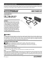 OEM Tools 24209 Operating Instructions And Parts Manual предпросмотр