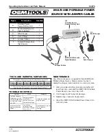 Preview for 6 page of OEM Tools 24370 Operating Instructions And Parts Manual