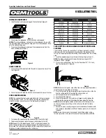 Предварительный просмотр 4 страницы OEM Tools 24495 Operating Instructions And Parts Manual