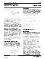 Предварительный просмотр 6 страницы OEM Tools 24498 Operating Instructions And Parts Manual