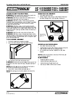 Preview for 3 page of OEM Tools 24565 Operating Instructions And Parts Manual