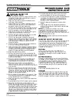 Preview for 2 page of OEM Tools 24646 Operating Instructions