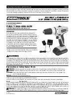 OEM Tools 24660 Operating Instructions preview
