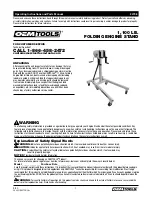 OEM Tools 24798 Operating Instructions And Parts Manual preview
