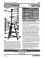 Preview for 4 page of OEM Tools 24849 Operating Instructions And Parts Manual